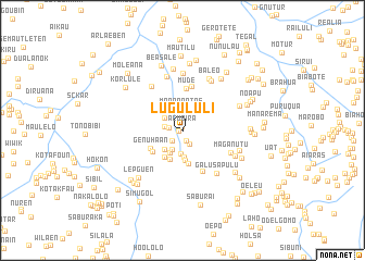 map of Lugululi