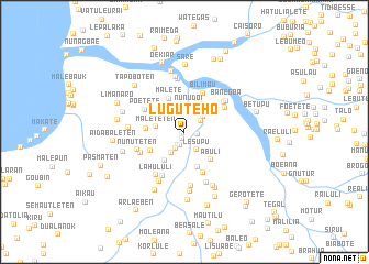 map of Lugu Teho