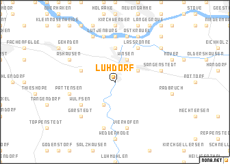 map of Luhdorf