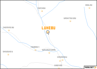 map of Luhebu