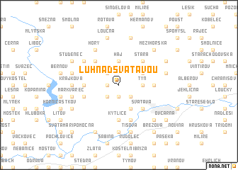 map of Luh nad Svatavou