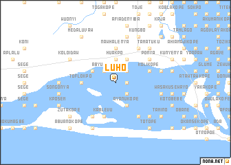 map of Luho