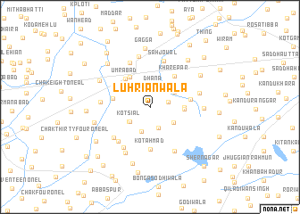map of Lūhriānwāla