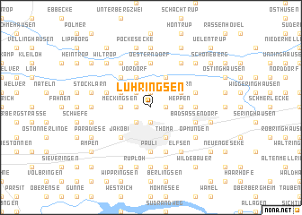 map of Lühringsen