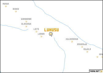 map of Luhusu