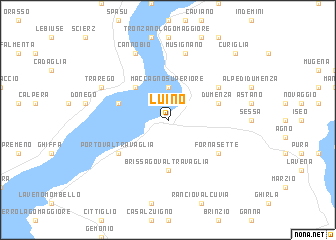 map of Luino