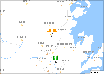 map of Luiro