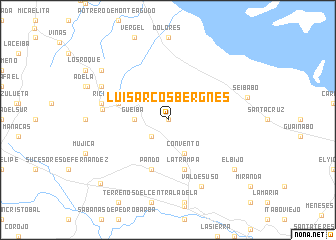 map of Luis Arcos Bergnes