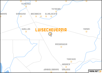 map of Luis Echeverria