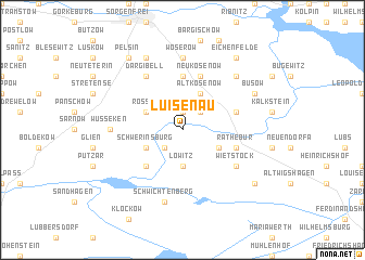 map of Luisenau