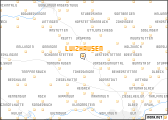 map of Luizhausen