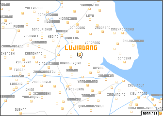 map of Lujiadang