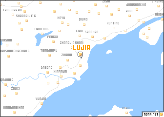 map of Lujia