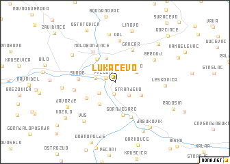 map of Lukaćevo