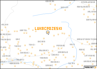 map of Lukač Požeški