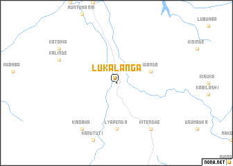 map of Lukalanga