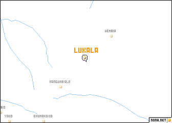 map of Lukala