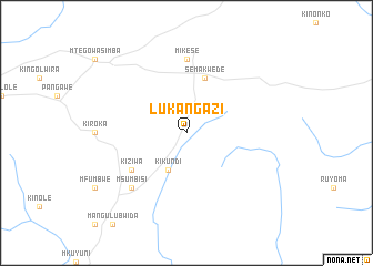 map of Lukangazi