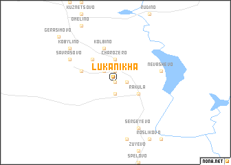 map of Lukanikha