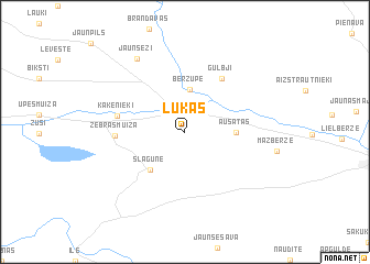 map of Ļukas