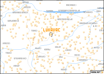 map of Lukavac