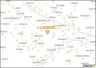 map of Lukavac
