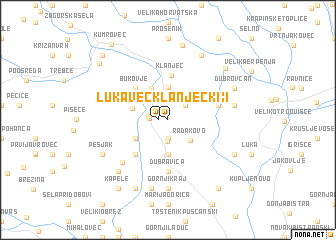 map of Lukavec Klanječki