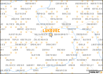 map of Lukavec