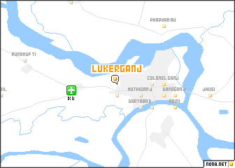 map of Lukerganj