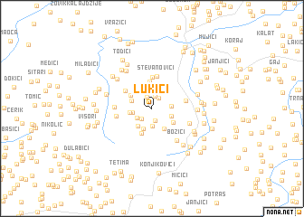 map of Lukići