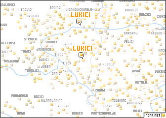 map of Lukići