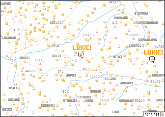 map of Lukići