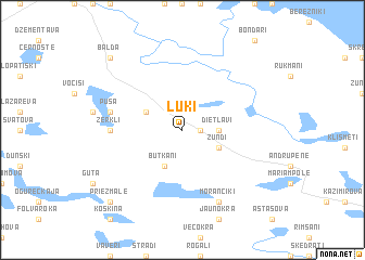 map of Lūķi