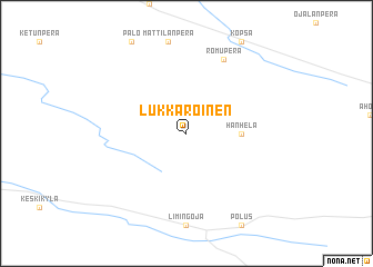 map of Lukkaroinen