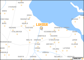 map of Lukoge