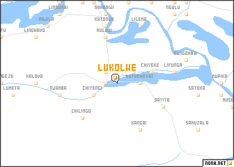 map of Lukolwe