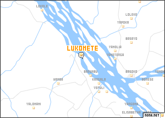 map of Lukomete