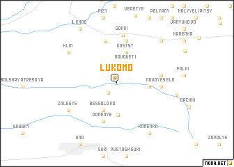 map of Lukomo