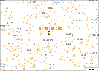 map of Lukova Glava