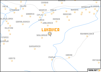 map of Lukovica