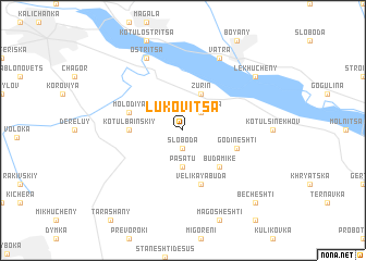 map of Lukovitsa