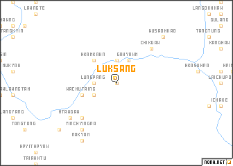 map of Luksang