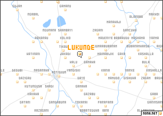 map of Lukunde