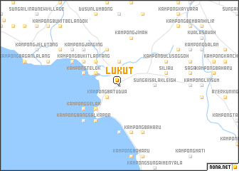 map of Lukut