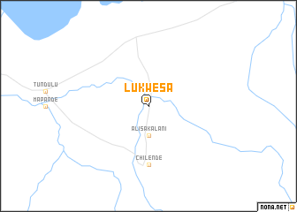 map of Lukwesa