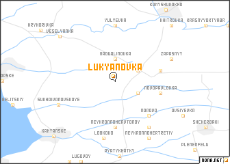 map of Lukʼyanovka