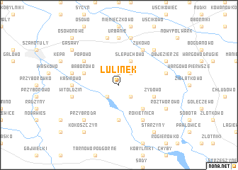 map of Lulinek