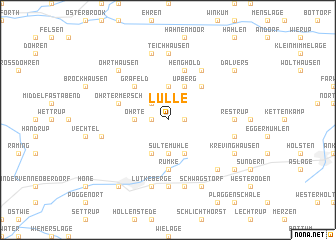 map of Lulle