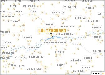 map of Lultzhausen