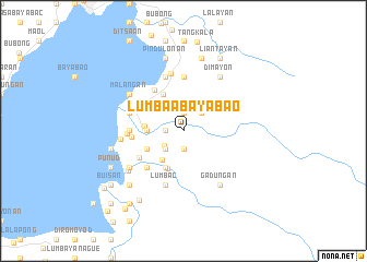 map of Lumba-a-Bayabao